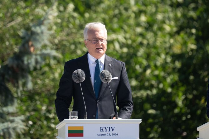 Gitanas Nausėda Kyjive 