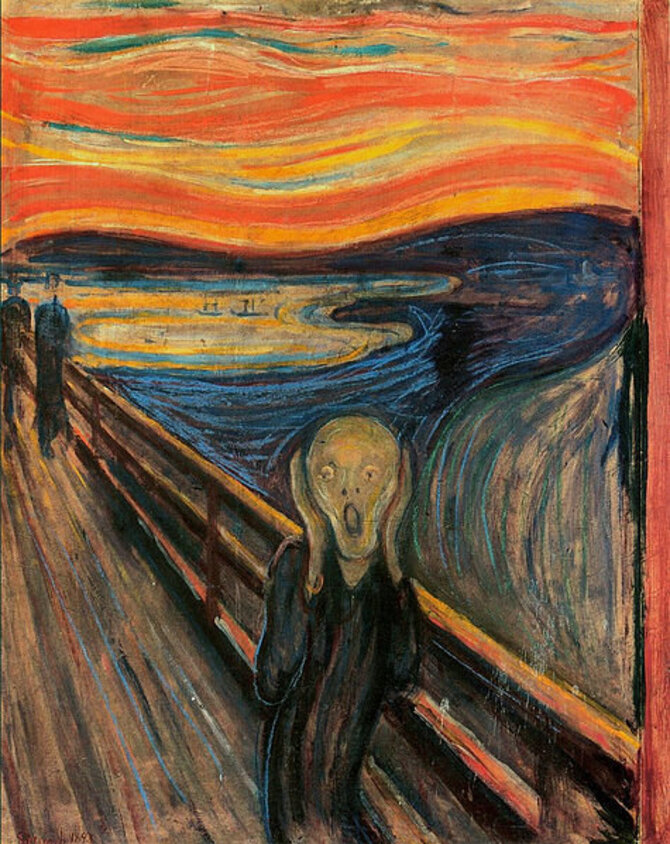 „Šauksmas“. Edvard Munch paveikslas