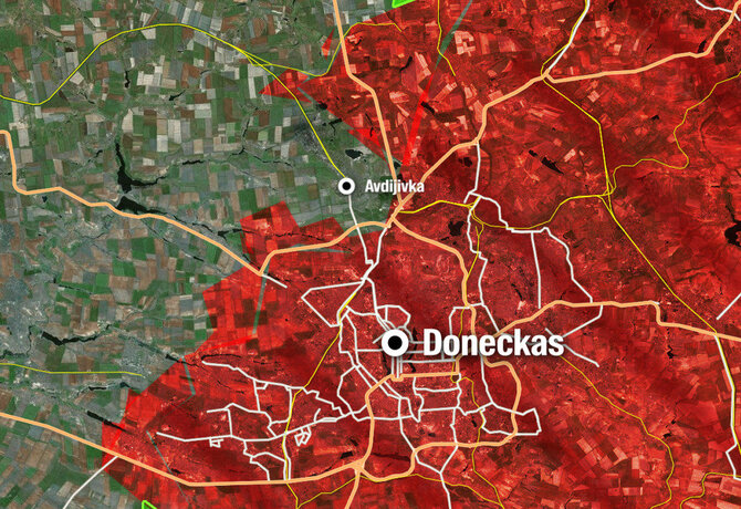 Avdijivka ir Doneckas 2023 10 13