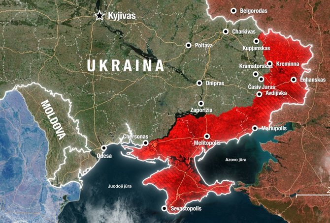 Rytų Ukraina 2024 metų balandis