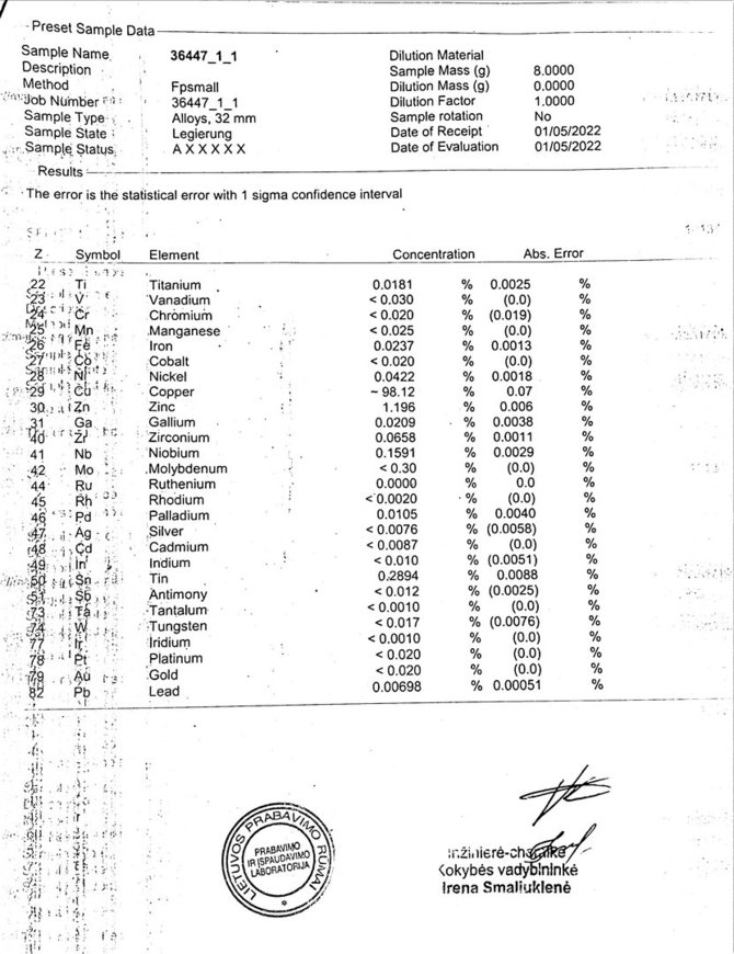 Dokumento nuotr./Dokumento iš Lietuvos prabavimo rūmų nuotrauka