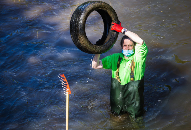 River Cleanup nuotr./Padangos upėje