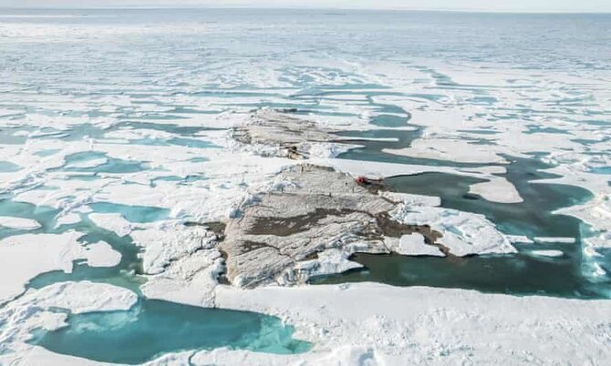 Julian Charriere/Reuters/Atrasta mažytė, arčiausiai Š.ašigalio esanti sala