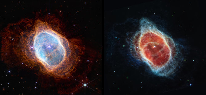 NASA, ESA, CSA, and STScI/NGC 3132 ūkas