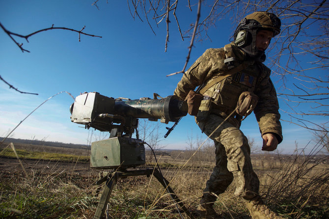 „Reuters“/„Scanpix“ nuotr./Ukrainoje pagamintos raketos „Stugna-P“