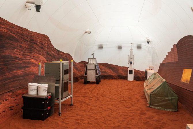 AFP/„Scanpix“ nuotr./„Mars Dune Alpha“ Marso simuliacija