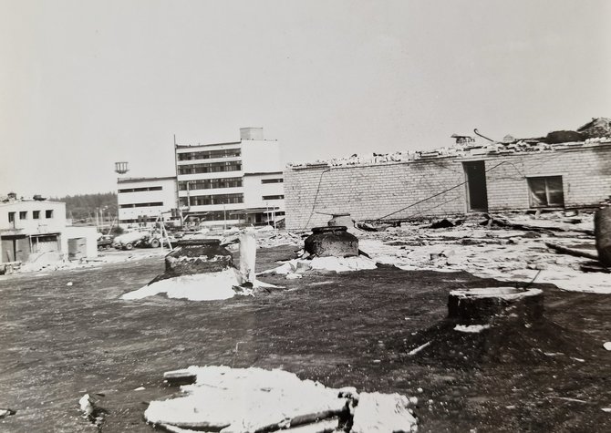 LHMT archyvo nuotr./1981 m. gegužės 29 d. Širvintų rajoną nusiaubė viesulas