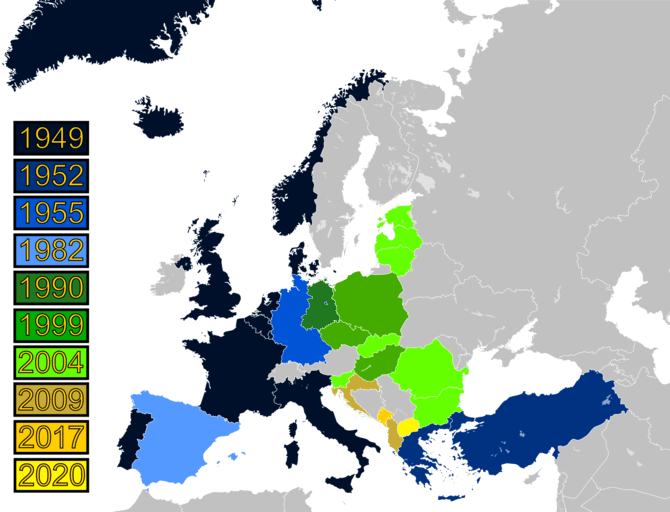 Wikipedia nuotr./NATO plėtra