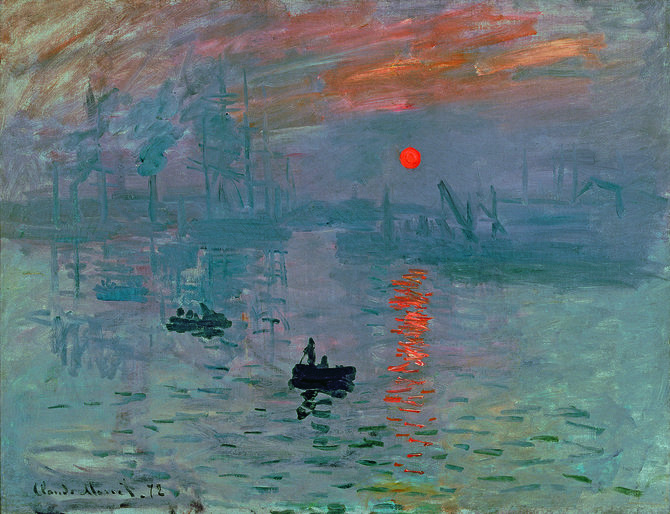 Leidyklos nuotr./Įspūdis, saulėtekis (pranc. Impression, soleil levant), Monė, 1877 m.