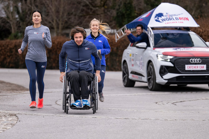 Red Bull Content Pool nuotr./„Wings For Life World Run“