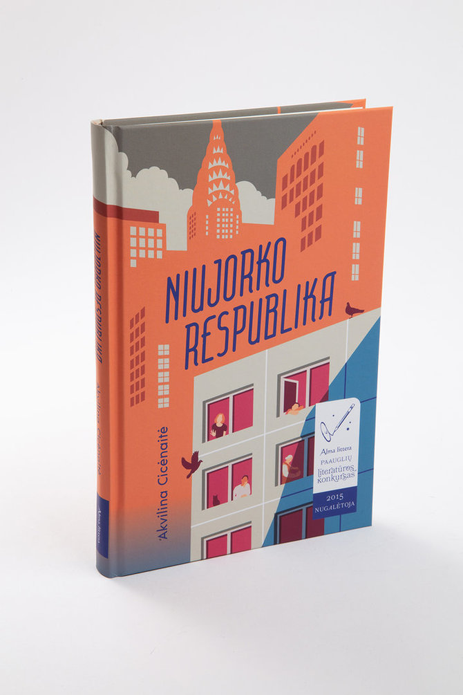 Leidyklos nuotr./2015 paaugliu konkurso nugaletoja A.Cicėnaitė,Niujorko respublika