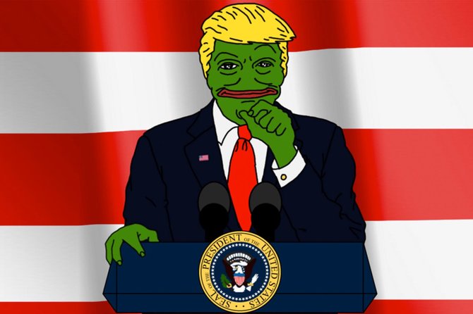 "The Daily Beast" nuotr./Donald Trump kaip "Pepe"
