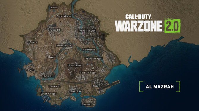 "Call of Duty" nuotr./Al Mazrah žemėlapis