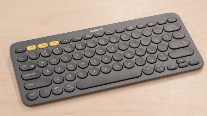 "Logitech" nuotr./Logitech K380 klaviatūra