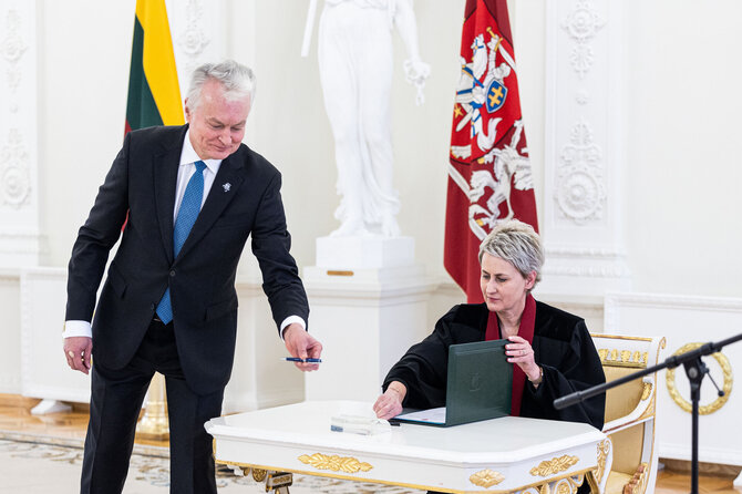Pauliaus Peleckio / BNS nuotr./Gitanas Nausėda, Nida Grunskienė