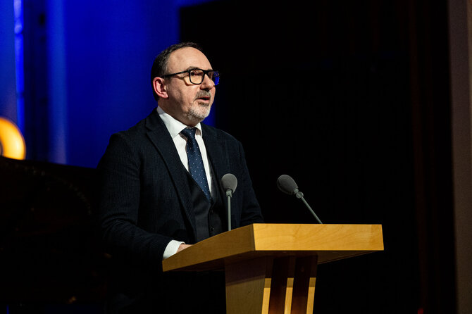 Pauliaus Peleckio / BNS nuotr./Lietuvos nacionalinių kultūros ir meno premijų bei Nacionalinės Jono Basanavičiaus premijos laureatų pagerbimo iškilmės