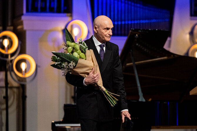 Pauliaus Peleckio / BNS nuotr./Lietuvos nacionalinių kultūros ir meno premijų bei Nacionalinės Jono Basanavičiaus premijos laureatų pagerbimo iškilmės
