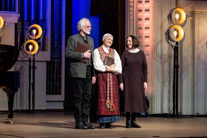 Pauliaus Peleckio / BNS nuotr./Lietuvos nacionalinių kultūros ir meno premijų bei Nacionalinės Jono Basanavičiaus premijos laureatų pagerbimo iškilmės