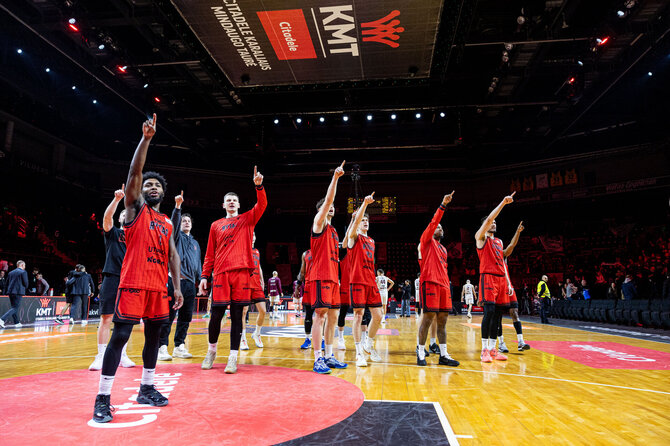 Pauliaus Peleckio / BNS nuotr./KMT antrasis pusfinalis: „Rytas“ - „Lietkabelis“