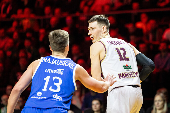 Pauliaus Peleckio / BNS nuotr./KMT kova dėl trečiosios vietos: „Lietkabelis“ – „Neptūnas“
