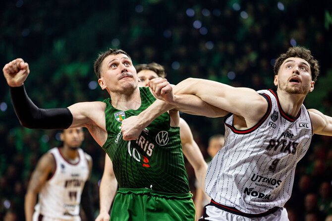 Pauliaus Peleckio / BNS nuotr./KMT finalo kova: „Rytas“ - „Žalgiris“