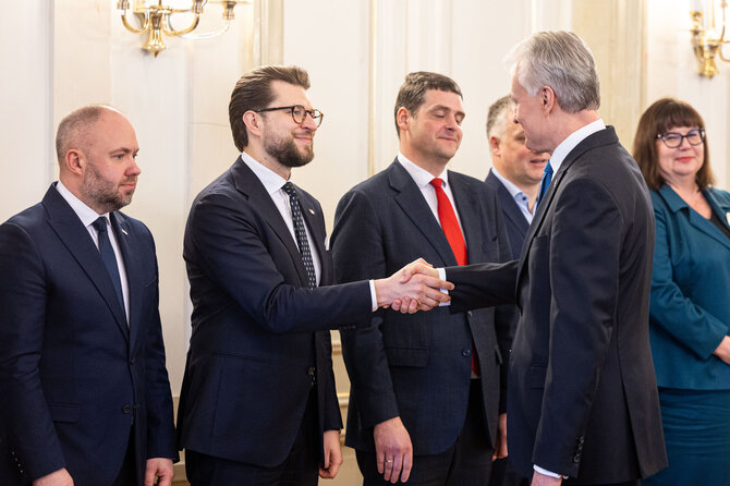 Pauliaus Peleckio / BNS nuotr./Lukas Savickas, Gitanas Nausėda
