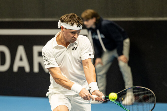 Pauliaus Peleckio / BNS nuotr./Ričardas Berankis - Jo-Wilfredas Tsonga