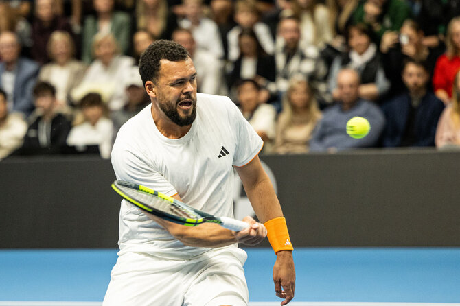 Pauliaus Peleckio / BNS nuotr./Ričardas Berankis – Jo-Wilfredas Tsonga