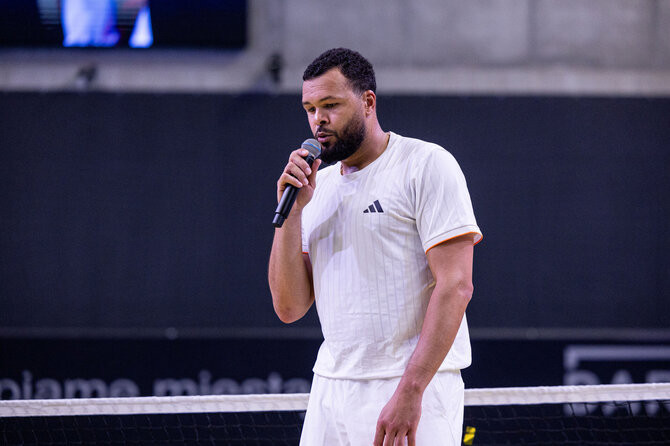 Pauliaus Peleckio / BNS nuotr./Ričardas Berankis - Jo-Wilfredas Tsonga
