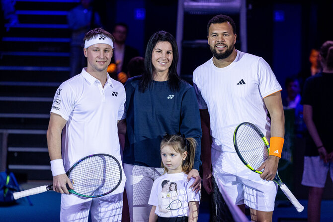 Pauliaus Peleckio / BNS nuotr./Ričardas Berankis – Jo-Wilfredas Tsonga