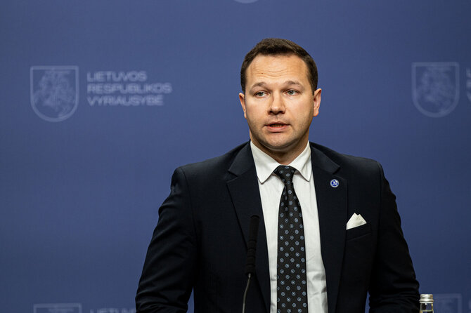 Pauliaus Peleckio / BNS nuotr./Ekonomikos ir inovacijų ministras Edvinas Grikšas