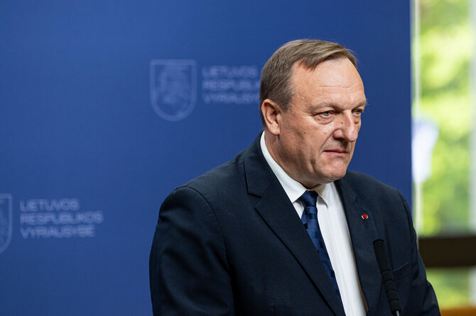 Pauliaus Peleckio / BNS nuotr.Vidaus reikalų ministras Vladislavas Kondratovičius