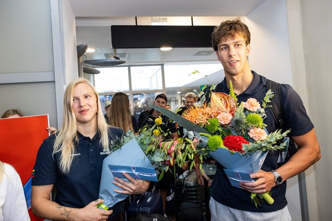 Pauliaus Peleckio / BNS nuotr./Rūta Meilutytė, Tomas Navikonis