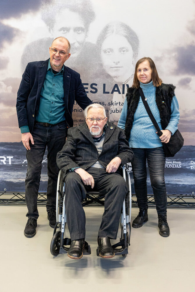 Pauliaus Peleckio / BNS nuotr./Vytauto V. Landsbergio filmo „Debesies laivu“ premjeros svečiai