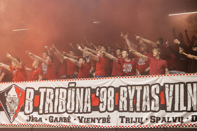 Pauliaus Peleckio / BNS nuotr./„Betsafe-LKL“ rungtynės: Vilniaus „Wolves-Twinsbet“ – Vilniaus „Rytas“