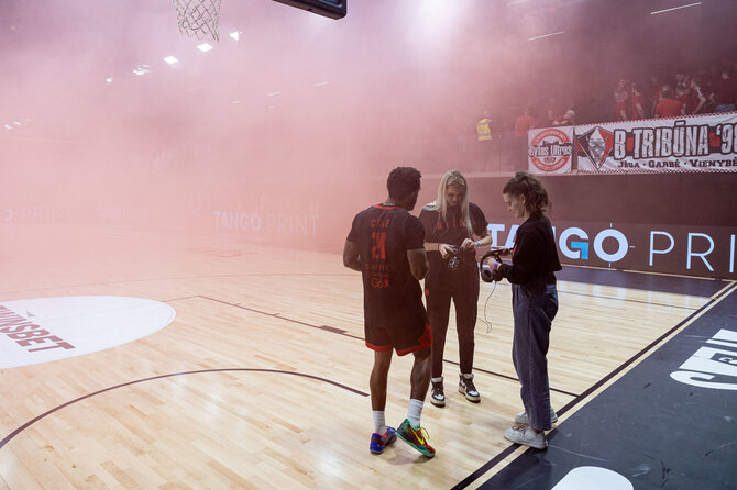 Pauliaus Peleckio / BNS nuotr./„Betsafe-LKL“ rungtynės: Vilniaus „Wolves-Twinsbet“ – Vilniaus „Rytas“