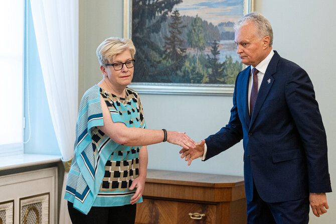 Pauliaus Peleckio / BNS nuotr./Ingrida Šimonytė ir Gitanas Nausėda