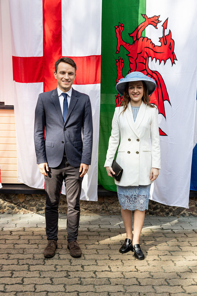 Pauliaus Peleckio / BNS nuotr./Didžiosios Britanijos Karaliaus gimtadienio šventė Jungtinės Karalystės ambasadorės rezidencijoje