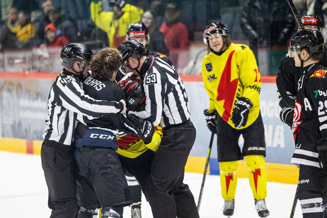 Pauliaus Peleckio / BNS nuotr./Vilniaus „Hockey Punks-Mototoja“ - Elektrėnų „Energija“