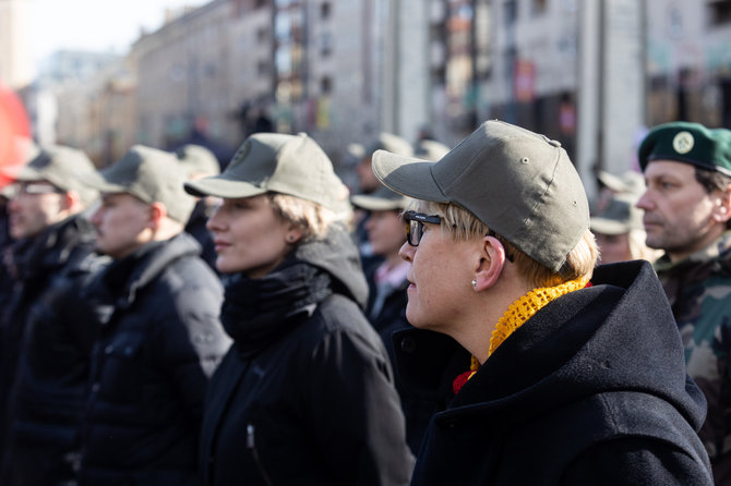 Pauliaus Peleckio / 15min nuotr./Lietuvos šaulių sąjungos narių priesaikos ceremonija