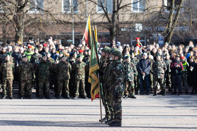 Lietuvos šaulių sąjungos narių priesaikos ceremonija