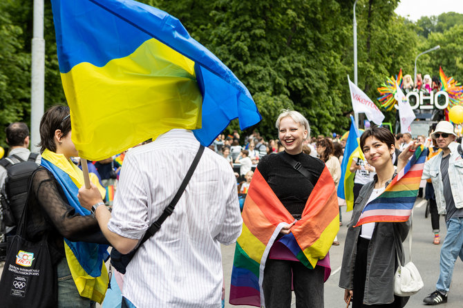 Pauliaus Peleckio / BNS nuotr./„Baltic Pride 2022“ eitynės Vilniuje