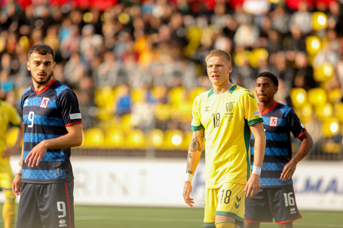 Pauliaus Peleckio / BNS nuotr./UEFA Tautų lyga: Lietuva – Liuksemburgas