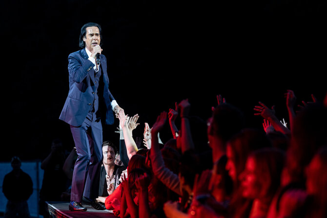 Pauliaus Peleckio / BNS nuotr./Nicko Cave‘o ir „The Bad Seeds“ koncertas Vilniuje