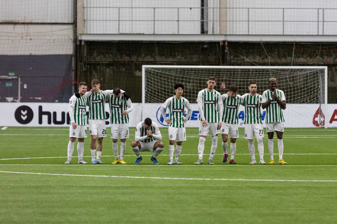 Pauliaus Peleckio / BNS nuotr./LFF Supertaurė: Vilniaus „Žalgirio“ futbolininkai