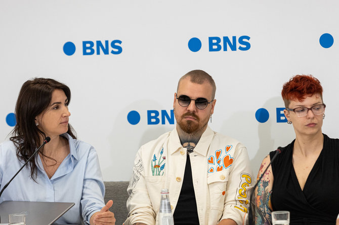 Pauliaus Peleckio / BNS nuotr./Laura Dabulytė, Robertas Kalinkinas, Lina Januškevičiūtė