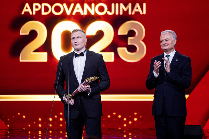 Pauliaus Peleckio / BNS nuotr./Lietuvos sporto apdovanojimai 2023