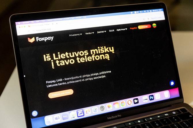 Pauliaus Peleckio / BNS nuotr./Finansinių technologijų įmonė „Foxpay“ 