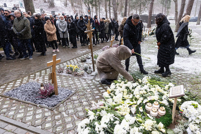 Pauliaus Peleckio / BNS nuotr./Amžinajam poilsiui išlydimas Andrius Kulikauskas