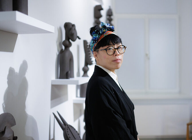 Gretos Skaraitienės / BNS nuotr./Japonų menininkė Noe Kuremoto